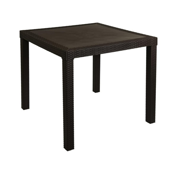 Mesa de Comedor Tipo Rattan Elly Decor ED-MDR01 72x80x80 cm