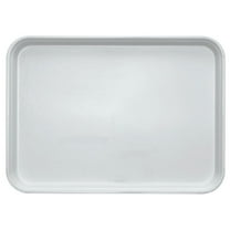HUBERT® White Fiberglass Market Display Tray - 18" L x 13" W x 1" H