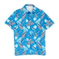 thumbnail image 3 of SCALES Tropical Slam Short Sleeve Polo Black, Large, 3 of 8