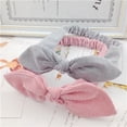 thumbnail image 5 of Women's Headband Fashion Elastic Rabbit Ears Head Wrap Hair Band Hair Accessories, 5 of 5