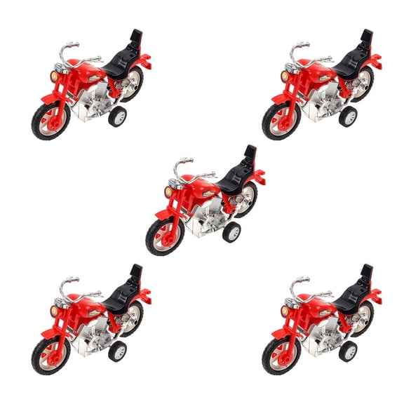 GJX 5Pcs Motorcycle Toy Winding Design Dirt Bike Toys Creative and Educational Kids Dirt Bike
