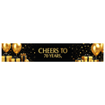 thumbnail image 2 of Glamorous 70th Anniversary Banner with Golden Balloons Gift Boxes and Sparkles Party Backdrop Decorations Photography Props for Birthday Celebrations Anniversary Parties and Special Events, 2 of 4