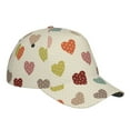 thumbnail image 3 of Balery Heart Polka Dot Baseball Cap For Women Men,Adjustable Size For Running Workouts And Outdoor Activities All Seasons, 3 of 9