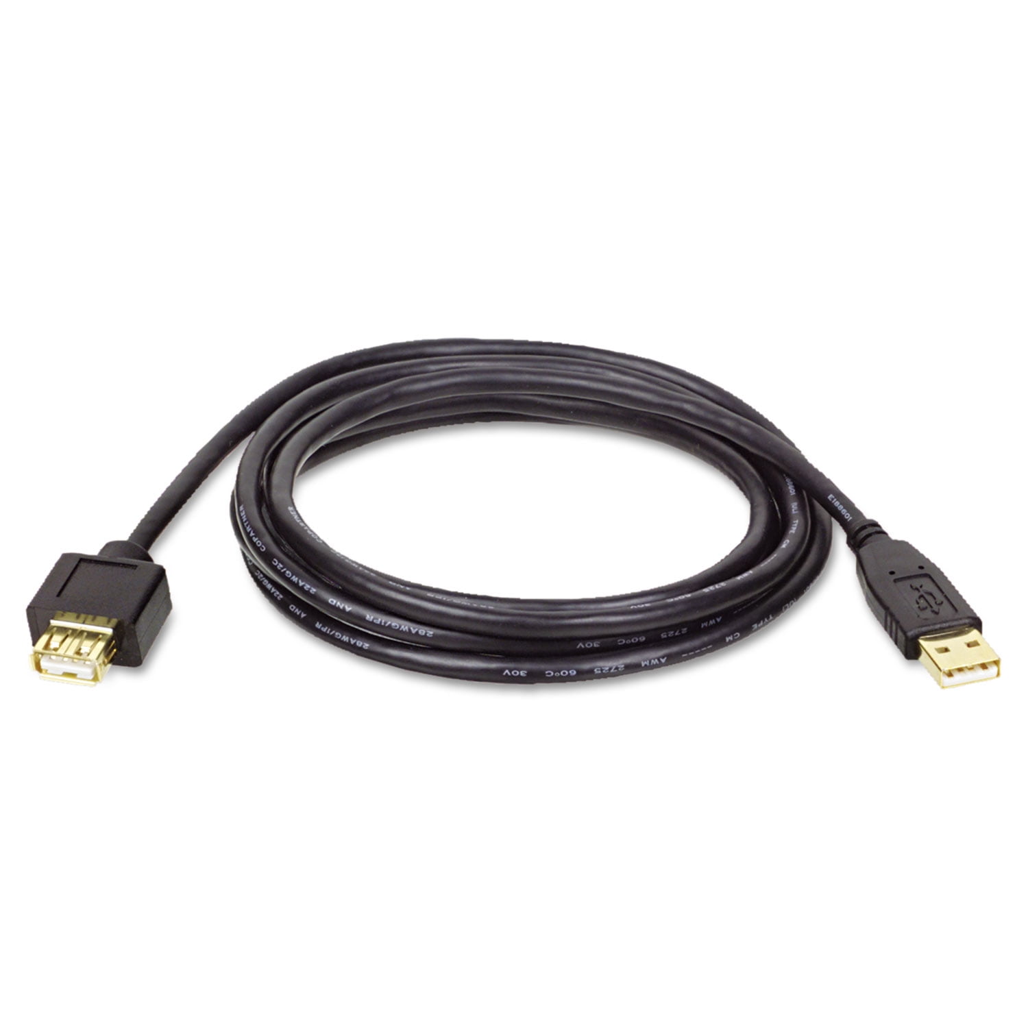 Tripp Lite 10ft USB 2.0 Hi-Speed Extension Cable Shielded A Male / Female - Type A Male USB - Type A Female USB - 10ft