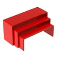 thumbnail image 1 of MYG 3Pcs/set Acrylic Display Stand Red, Jewelry Showcase Storage Rack Shelf Holder,Thickness 0.12in, 1 of 3