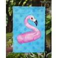 thumbnail image 3 of Carolines Treasures BB8256GF Flamingo Floaty Blue Polkadot Flag, Garden Size, 3 of 3