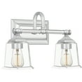 thumbnail image 3 of Quoizel Nicholas 2-Light Bathroom Vanity Light in Polished Chrome, 3 of 4