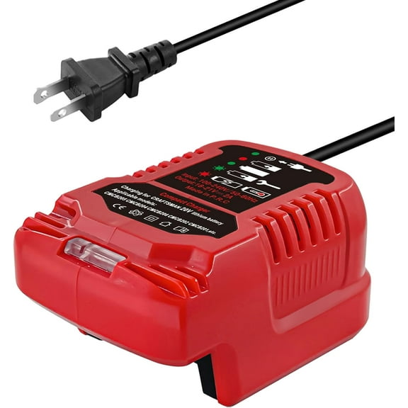 Mini Charger Fit for Craftsman 20V Battery V20 Replace for CMCB104 Charging for V20 Battery CMCB205 CMCB204 CMCB206 CMCB202 CMCB201 (Not for 12V)