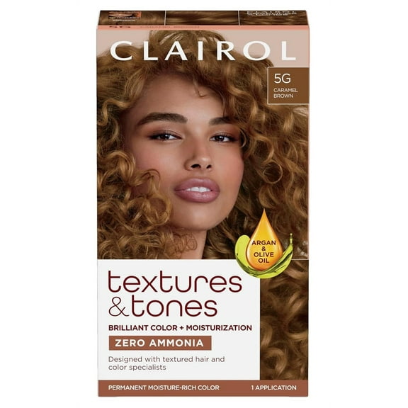 Clairol Text & Tone Kit #5G Caramel Brown (Pack of 2)