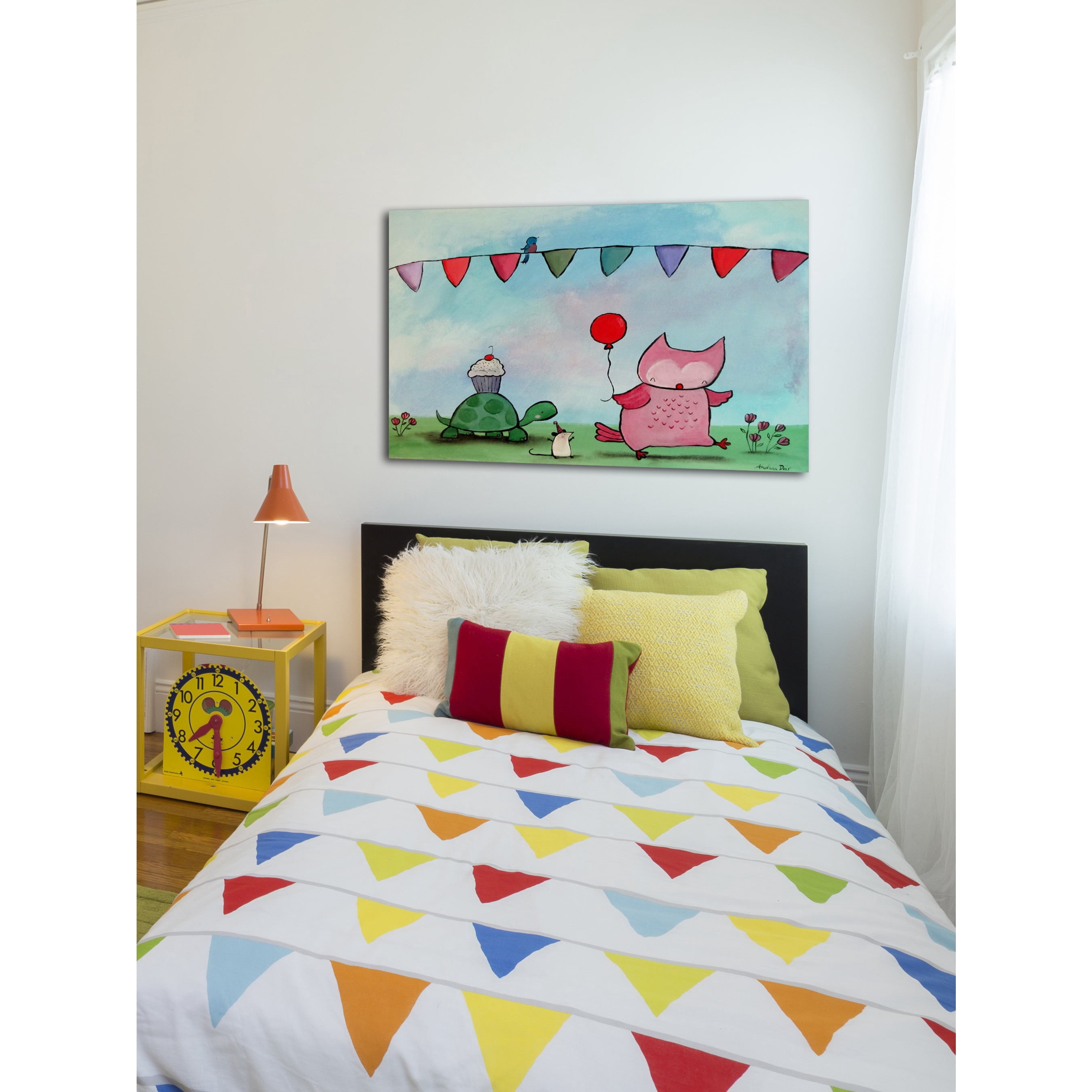 Marmont Hill "Woodland Party" by Andrea Doss Painting Print on Wrapped Canvas