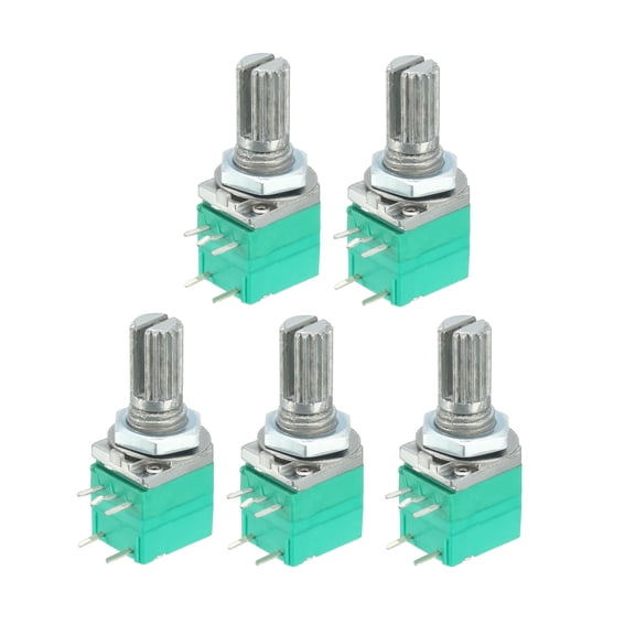 B503 50K Ohm Variable Resistors Single Carbon Film Potentiometer 5pcs