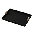 thumbnail image 1 of Leather Tray Key Bowls for Entry Table,Desktop Organizer Tray, Vanity Tray with Handle,Storage Organizer,Catchall Tray,A, 1 of 5