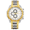 thumbnail image 4 of Montre Homme Mode Horloge Acier Inoxydable Décontractée Habillée Poignet Cristal Bijoux, 4 of 8