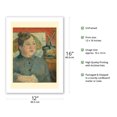 thumbnail image 2 of Madame Alexandre Kohler - From an Original Color Painting by Paul Gauguin c.1887/1888 - Bamboo Fine Art 290gsm Paper (Unframed) 12x16in, 2 of 4