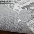 thumbnail image 3 of Area Rug 8x10 Vintage Low Pile Rugs Non-Slip Washable Rug Indoor Floor Cover Print Distressed Carpet Non-Shedding Oriental Area Rug for Living Room Bedroom, 8’x10’, Grey, 3 of 7