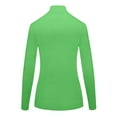 thumbnail image 5 of M&M SCRUBS Women's Long Sleeve Turtle-Neck T-Shirt Under Scrub (Lime Green, X-Small), 5 of 5