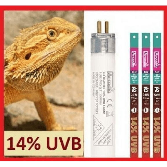 Arcadia 14% UVB T5 HO Bulb - 46" 54 Watt Reptile Lamp