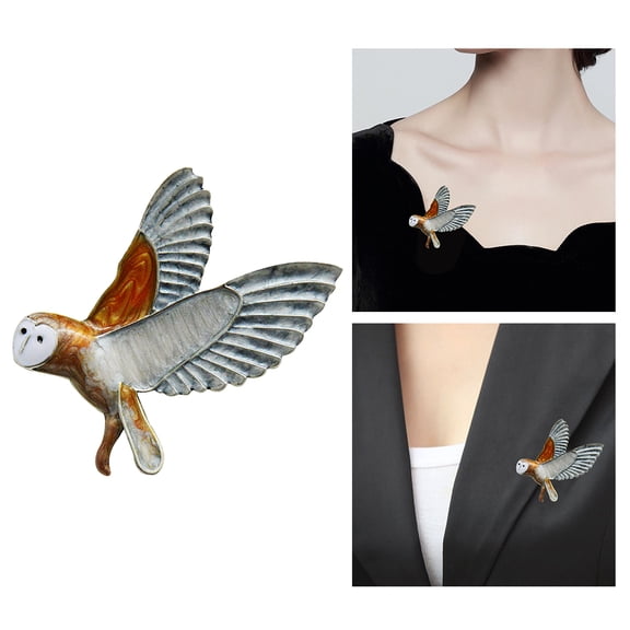 Raindrops 1Set Animal Bird Brooch Enamel Alloy Pin Decorative for and Dates