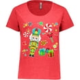 thumbnail image 3 of Inktastic Holiday Nutcracker and Candy for Christmas Women's Plus Size T-Shirt, 3 of 5