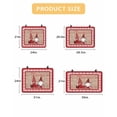 thumbnail image 7 of Large Induction Cooktop Protector Mat Valentine's Day Stove Top Covers for Electric Stove, Red Love Heart Gnomes Floral Wooden Decorative Stove Burner Cover Mats, Glass Top Stove Cover, 7 of 7