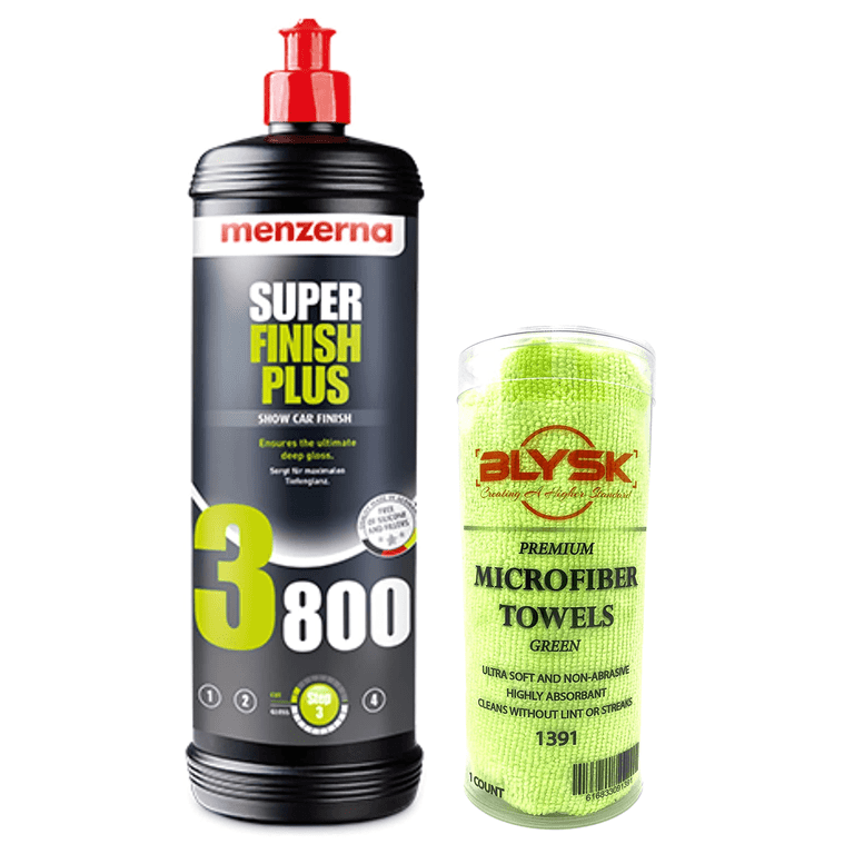menzerna “Super Finish Plus 3800” I Deep Gloss Polish for a Perfect Mirror  Finish I Polishing Compound for Micro Scratches & Holograms I Silicone Free