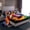 Green Yellow Brown, variant on Castle Fairy Basketball Sport Twin Sheet Sets for Female Men,Flame Lightning Bedding
