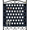 Mango Steam Black Metal Hanging Wall-Mounted Jewelry & Earring Storage Organizer