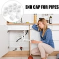 thumbnail image 3 of UPGRATOR 10Pcs PVC Pipe Caps White Weather Resistant Durable for Sealing Plumbing and Irrigation Pipes, 3 of 8
