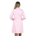 thumbnail image 2 of Sxiwei Professional Lab Coat for Women Full Sleeve Medical Coat Notch Lapel Big Pockets Halloween Pink Peaked Lapel XXL, 2 of 6
