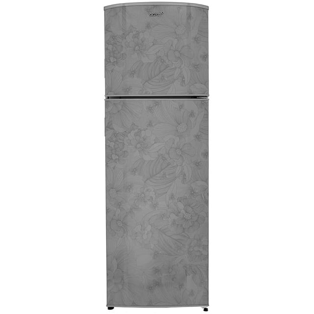 REFRIGERADOR DE 9 PIES COLOR SILVER FLORAL MARCA ACROS. Acros AT091FG