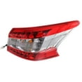 thumbnail image 3 of Halogen Tail Light For 2013-15 Nissan Sentra Right Outer Clear/Red Lens w/Bulbs, 3 of 5