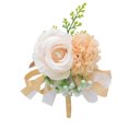 thumbnail image 4 of Wrist Flowers Flowers Ceremony ,2 Pcs Wrist Corsage, Light Purple, 4 of 5