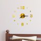 thumbnail image 2 of Yuarrent 2020, diseño moderno, relojes de cuarzo apresurados, relojes de moda, pegatina de espejo, decoración para sala de estar diy, recién llegado, Decoración del hogar Oro Yuarrent HA3330-03B, 2 of 6