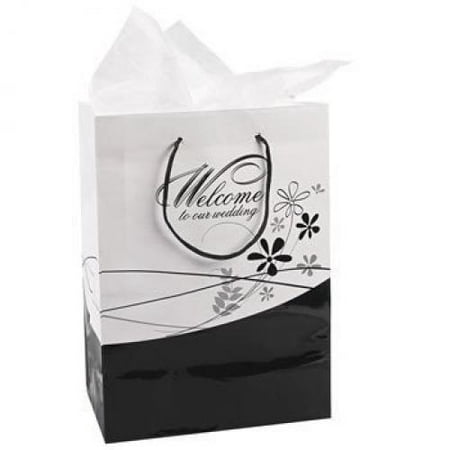 Fun Express Medium Welcome to Our Wedding Gift Bags Set, 1 (Best Wedding Welcome Bags)