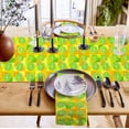 thumbnail image 3 of Table Runner Green Lemon Fruit Table Decoration for Kitchen Dinning Yellow Modern Art Table Decoration for Indoor Outdoor Party Wedding Decor 13x90inch, 3 of 7
