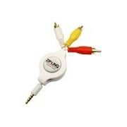 Zip-Linq - Video / audio cable - composite video / audio - RCA male - 4 ft - retractable