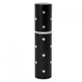 thumbnail image 1 of Botella de perfume recargable de aluminio de 10 ml, portátil, vacía, con bomba, atomizador de loción y perfume, color negro, 1 of 10