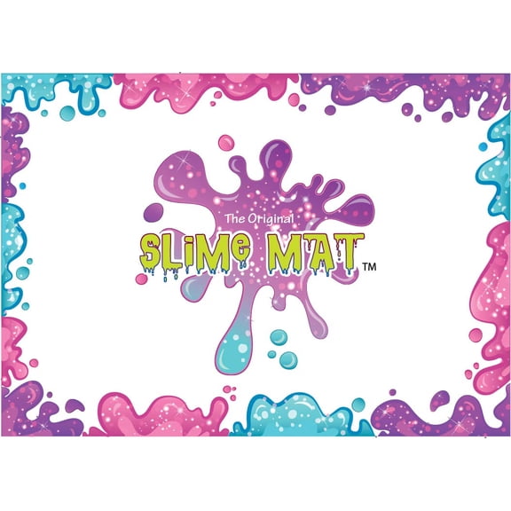 Pink Slime Mat for Kids, Craft Mat, XL Size, 20" Height x 28" Length, by Modern Celebrations