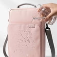 thumbnail image 5 of 13.3 Inch Portable Tablet Case, Laptop Shoulder Bag with Crossbody Strap, Pink, 5 of 6