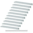 thumbnail image 1 of Uxcell 10 Paquete Tiradores de Cajones 5.91" Tiradores de Aluminio con Tab de Ocultación Gris Cepillado, 1 of 6