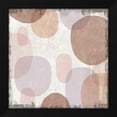 thumbnail image 2 of Michael Mullan 20x20 Black Modern Wood Framed Wall Art Titled - Blush Drips I, 2 of 6