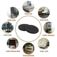 thumbnail image 7 of Round Felt Furniture Pads, 72Pack 1" Dia x 0.12" Thick Adhesive Backed Felt Non-slip Anti-scratch Felt Pads Chair Leg Protectors for Protecting Hardwood Floor, Black, 7 of 7