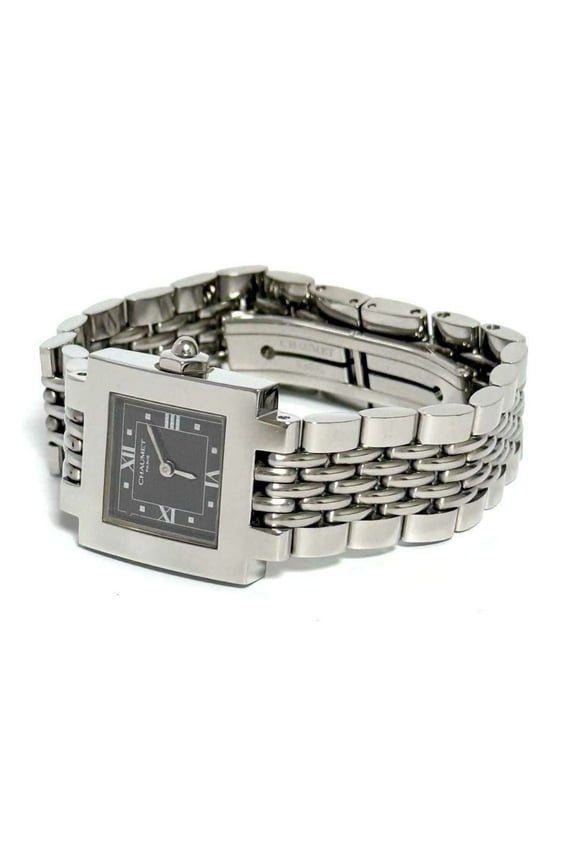 Pre-Owned Chaumet Ladies Watch Style Carre Stainless Steel Band Square (Good)