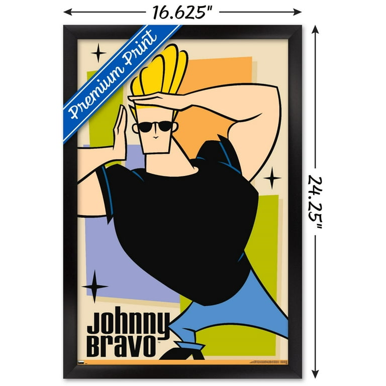 Johnny Bravo - Pose Wall Poster, 14.725