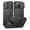 Translucent Black, variant on SURITCH for iPhone 13 / 14 Magnetic Case, Compatible with Magsafe, with Built-in Kickstand, Camera Cover and Translucent Back, Rugged Shockproof Cases Slim Protective Cover, Translucent Black