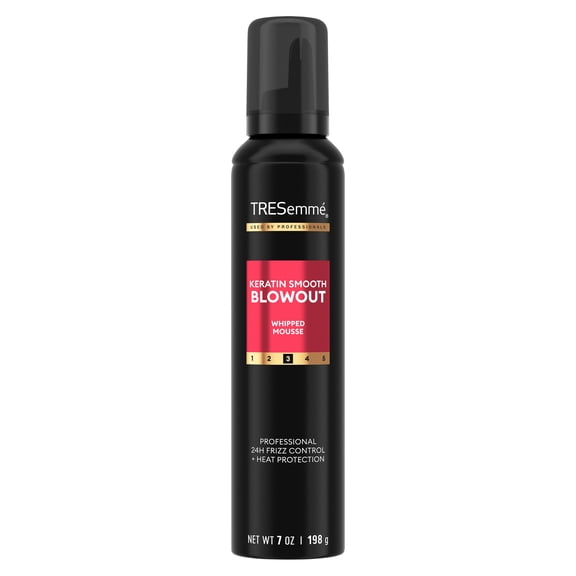 TRESemmé Whipped Shaping Mousse For Instant Hydration, Keratin Smooth Weightless, ,7Oz