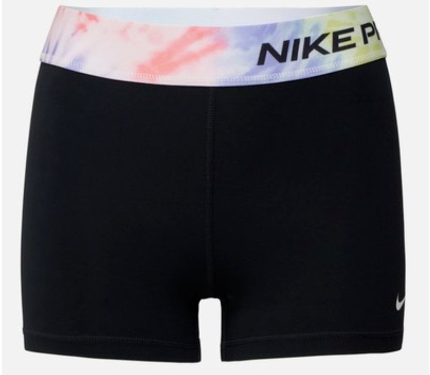tie dye nike pro shorts