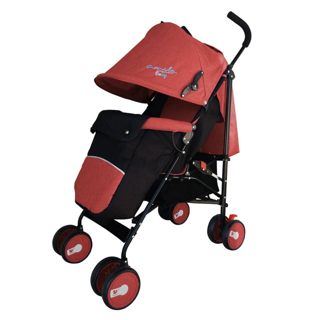 Carriola Plegable con Cubre-pies Aquila Rojo Hasta 15 Kg