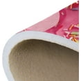 thumbnail image 6 of FREEAM Pink Donut Polka Dots Christmas Area Rug Mat for Living Dining Dorm Room Bedroom Home Decorative 5'3"x4', 6 of 6