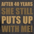thumbnail image 3 of CafePress - 40Th Anniversary Humor For Men Dark T Shirt - Men's Classic Graphic Cotton T-Shirt, 3 of 4